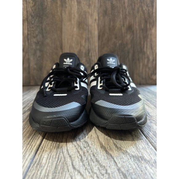 ADIDAS MEN'S ORIGINALS ZX 1K BOOST SNEAKERS Size 8.5 BLACK WHITE LHG 029003 - Picture 4 of 12